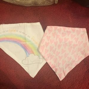 Two baby bibs